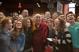 Dalai Lama with Princeton Students